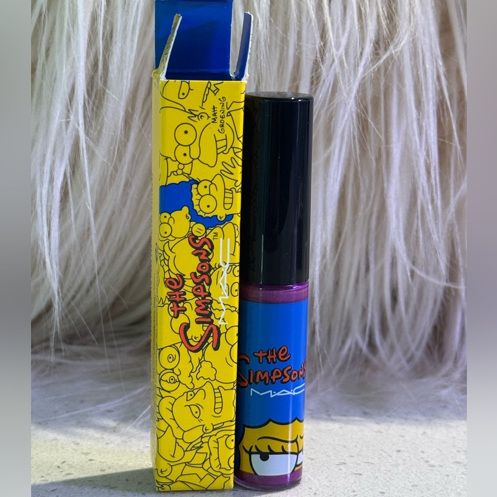 MAC x The Simpsons Lipglass Itchy & Scratchy & Sexy BNIB lip gloss limited edit